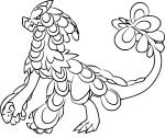 Kommo O Pokemon coloring page