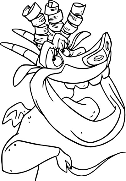 Gargoyle Quasimodo coloring page