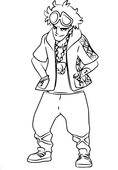 Coloriage Guzma