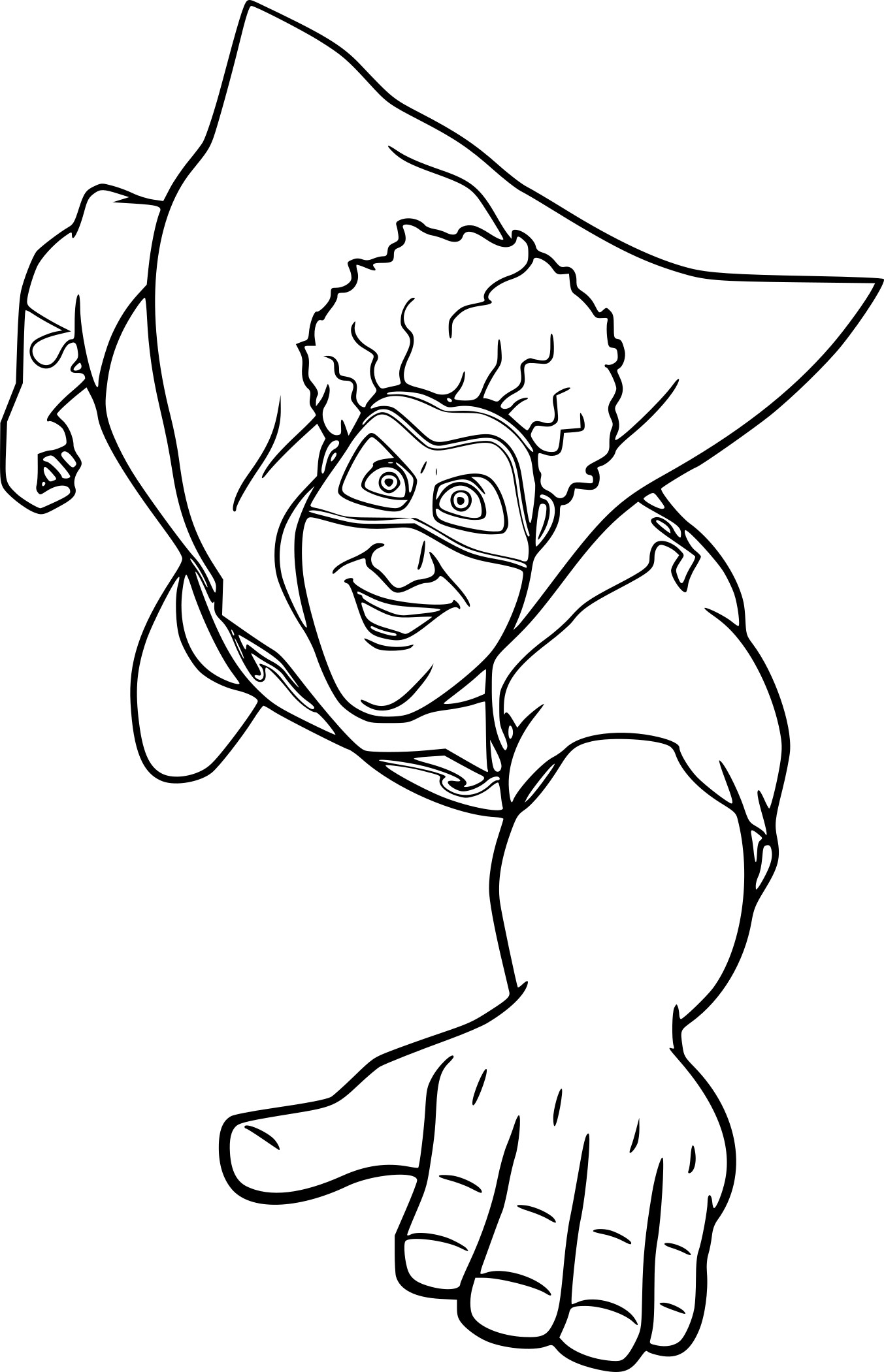 Hal Megamind coloring page