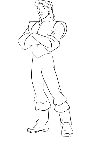 John Smith coloring page