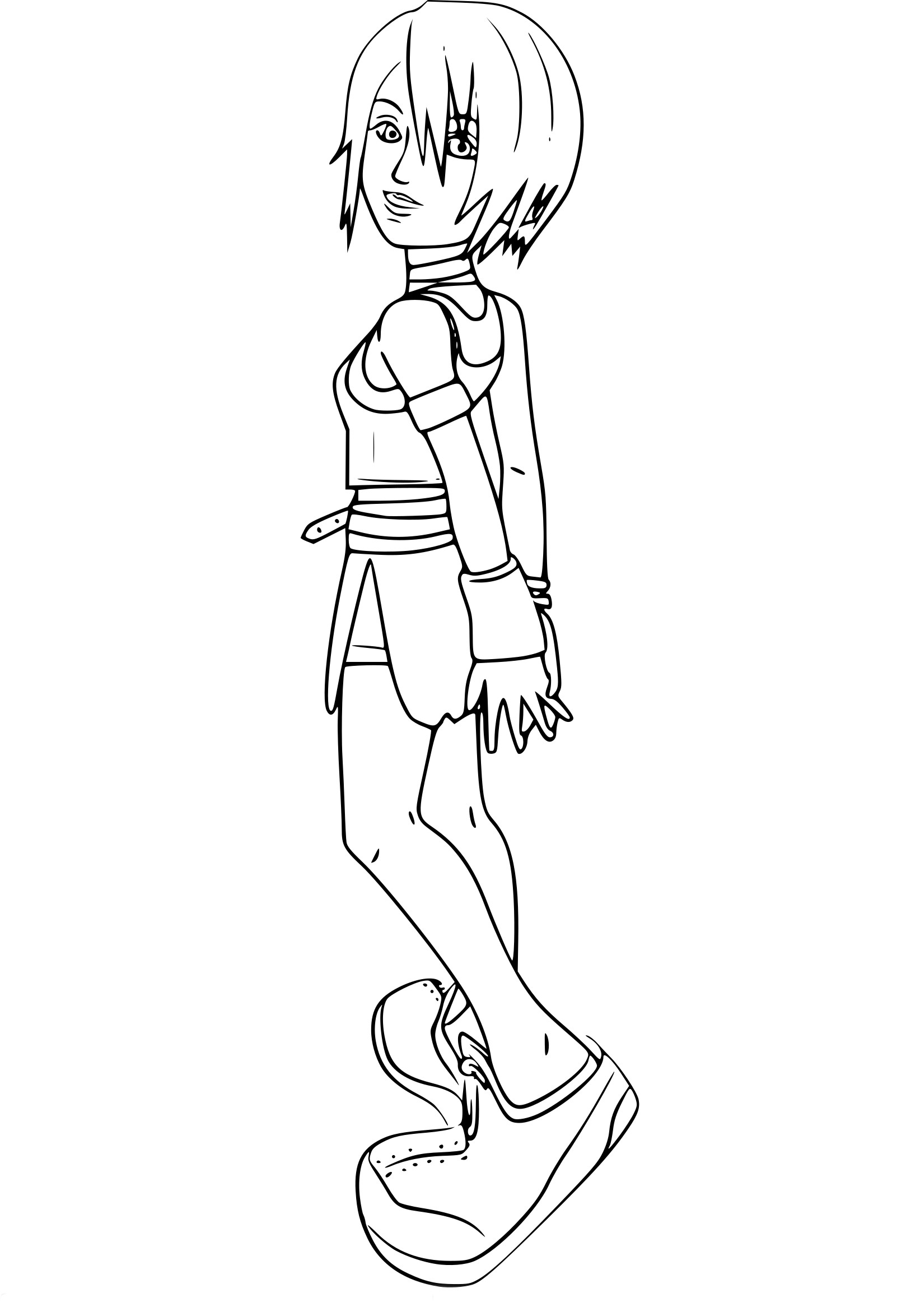 Kairi coloring page