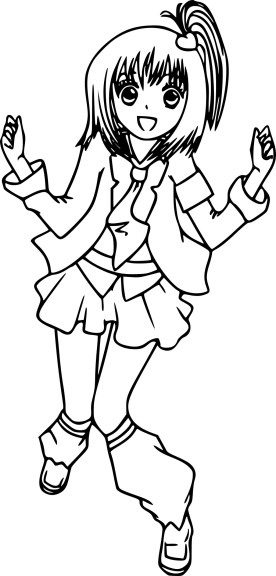 Manga Shugo Chara coloring page