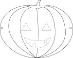Pumpkin Mask coloring page