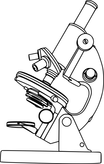 Disegno di Microscopio da colorare