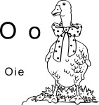 O For Goose coloring page
