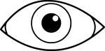 Eye coloring page
