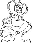 Pichi Pichi Pitch Lucie coloring page