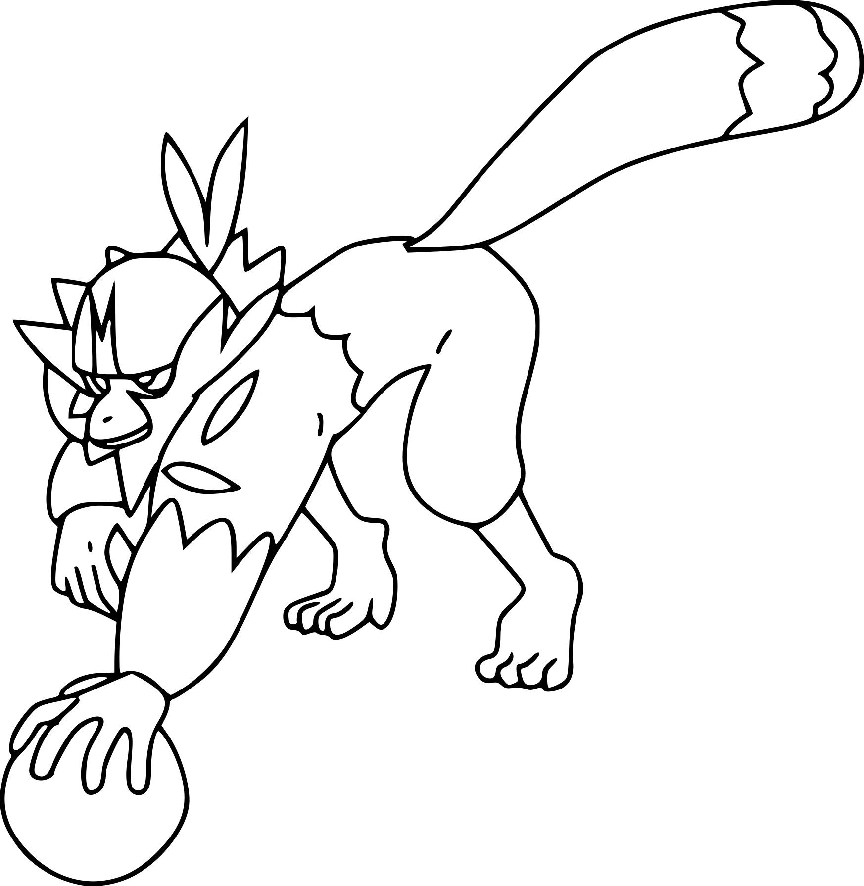 Passimian Pokemon coloring page