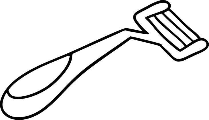 Razor coloring page