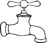 Tap coloring page