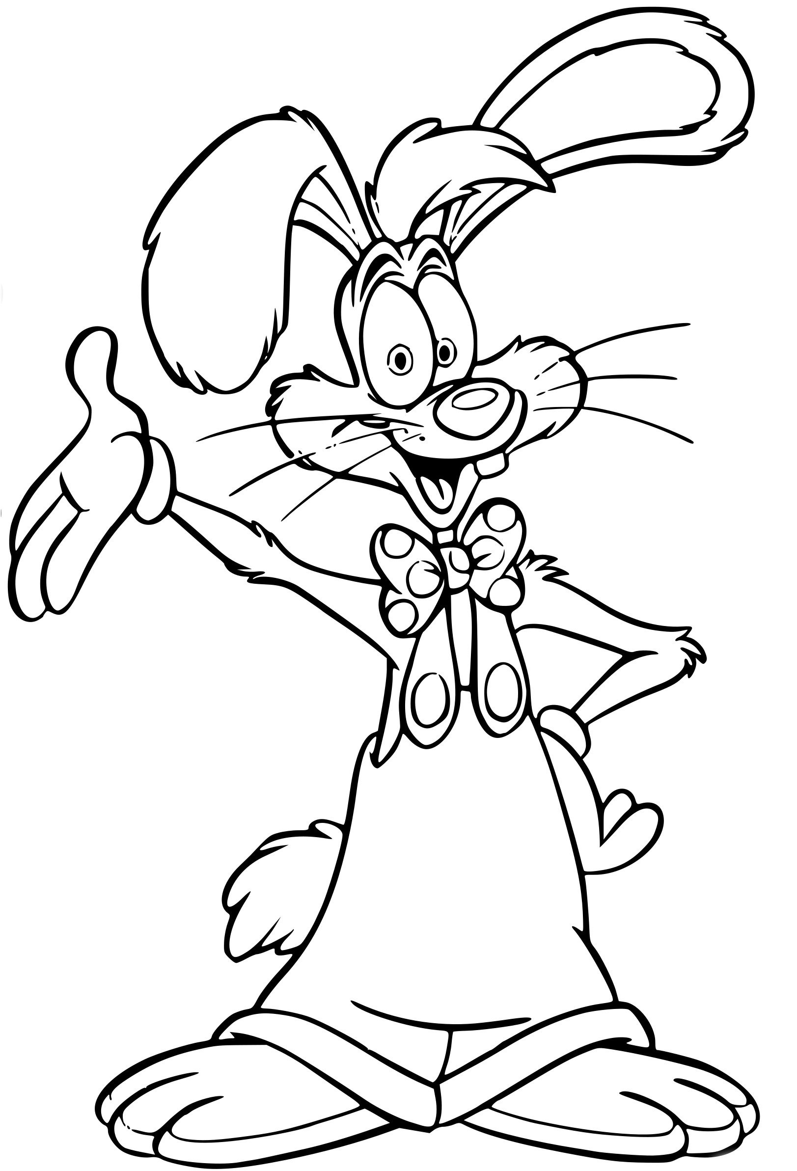 Roger rabbit coloring pages