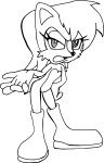 Sally Acorn Sonic coloring page