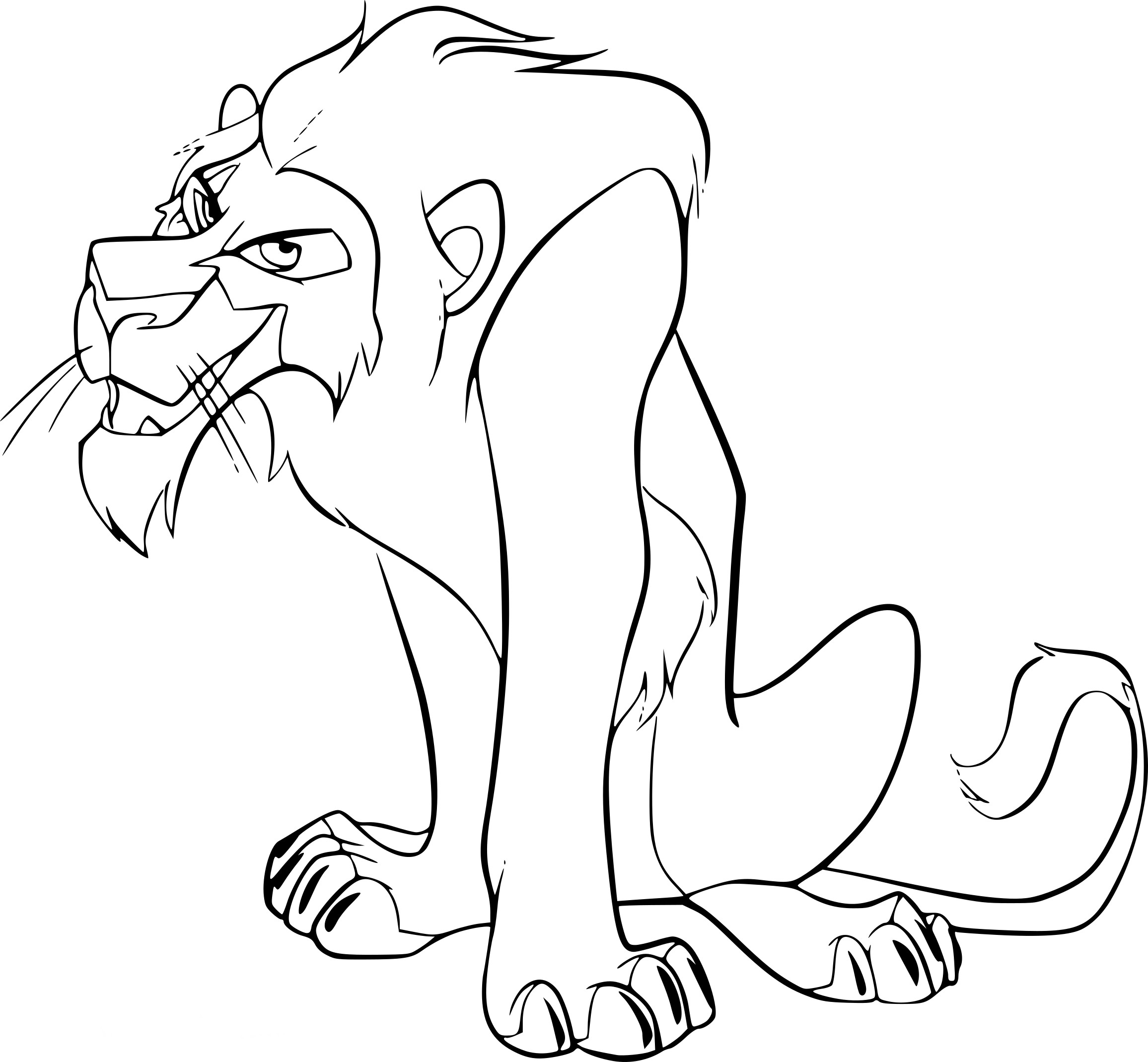 Scar coloring page