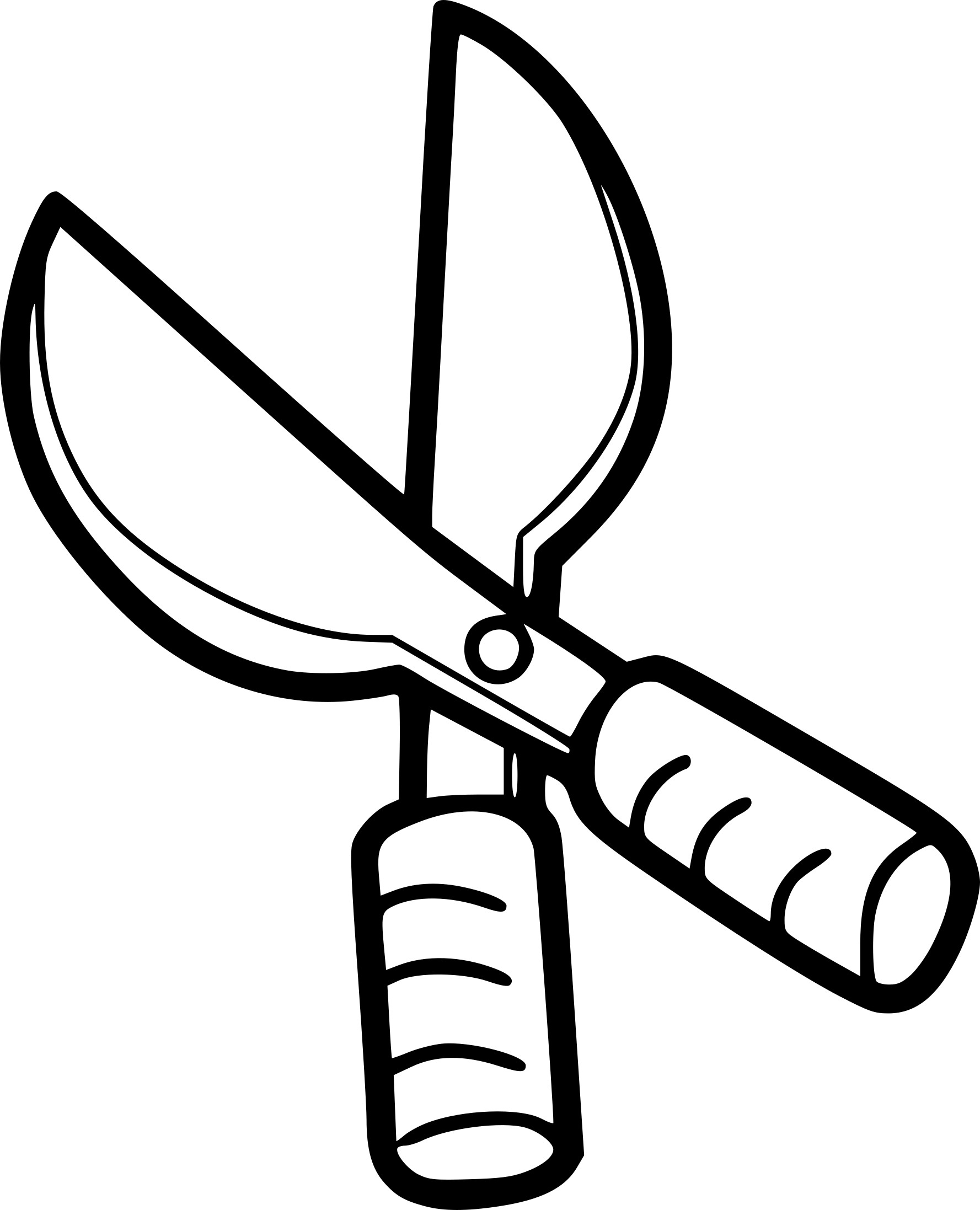 Pruning Shears coloring page