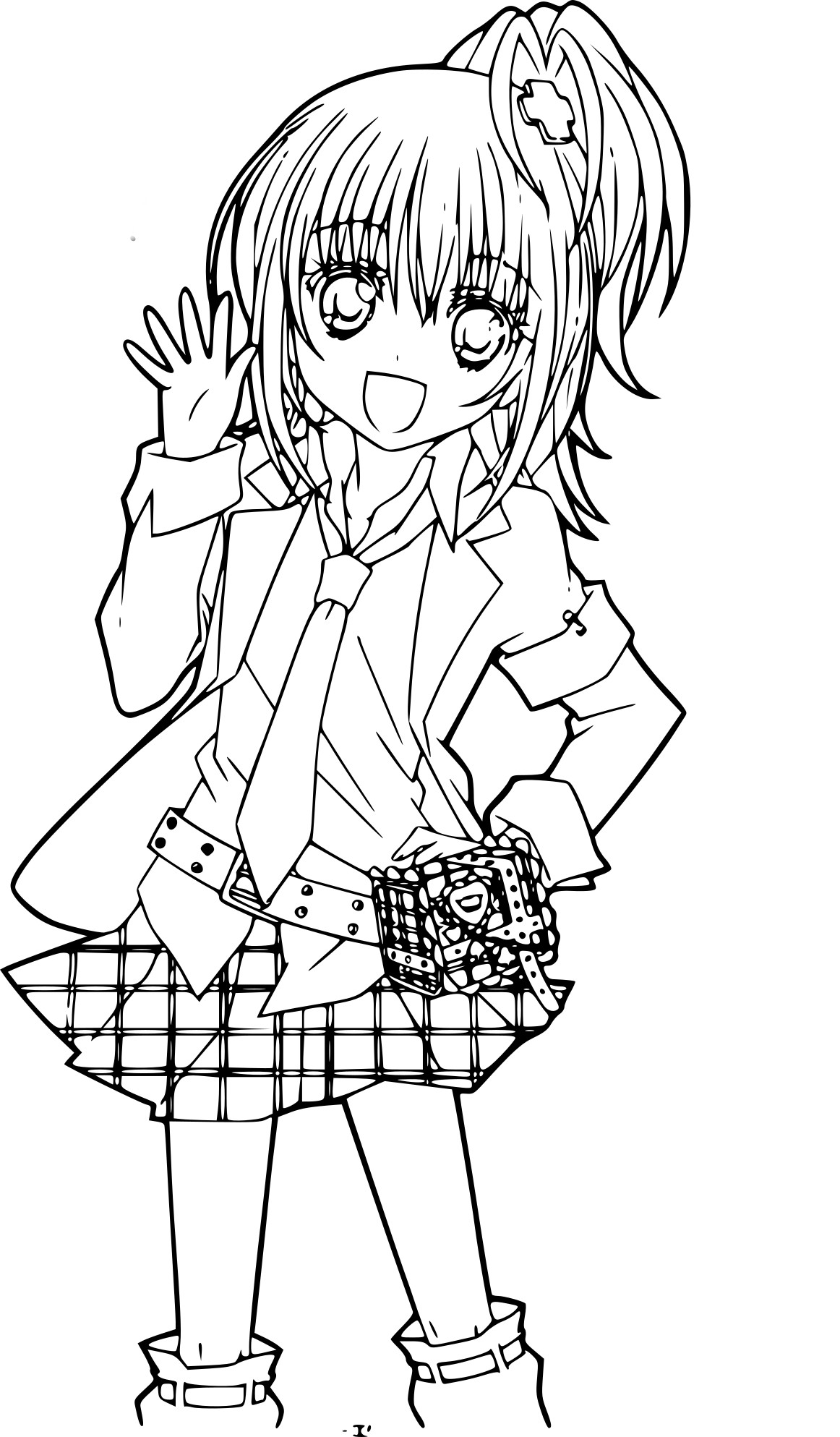 Shugo Chara Amu coloring page