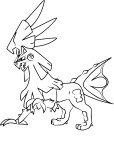 Silvally Pokemon coloring page