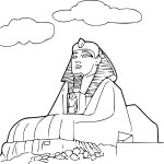 Sphinx coloring page