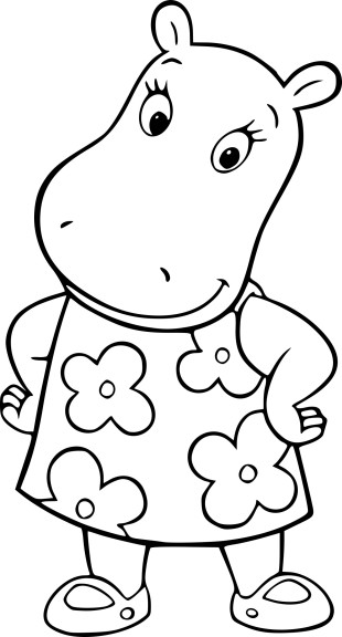 Tasha Melodilous coloring page