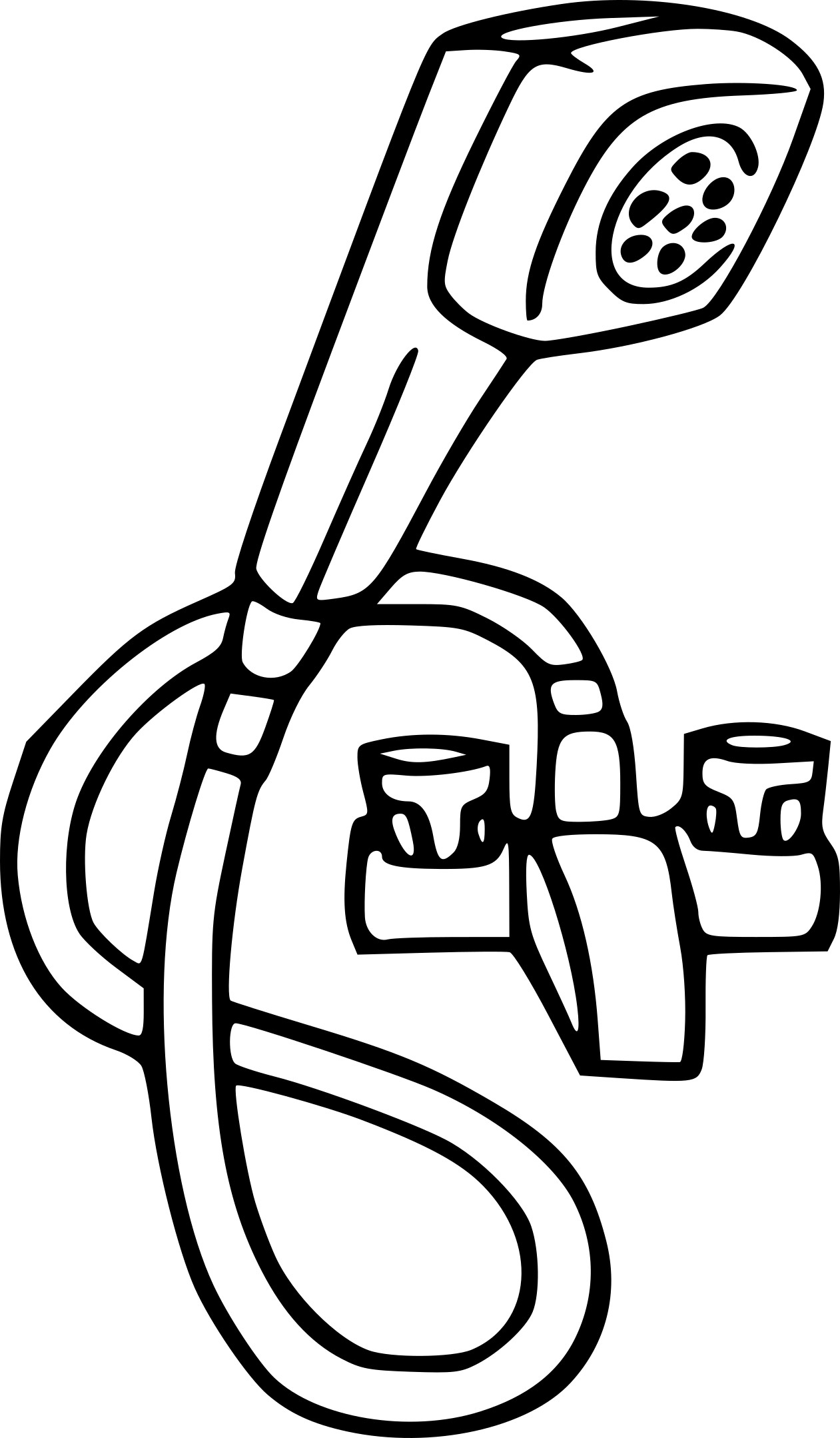 Shower Head coloring page