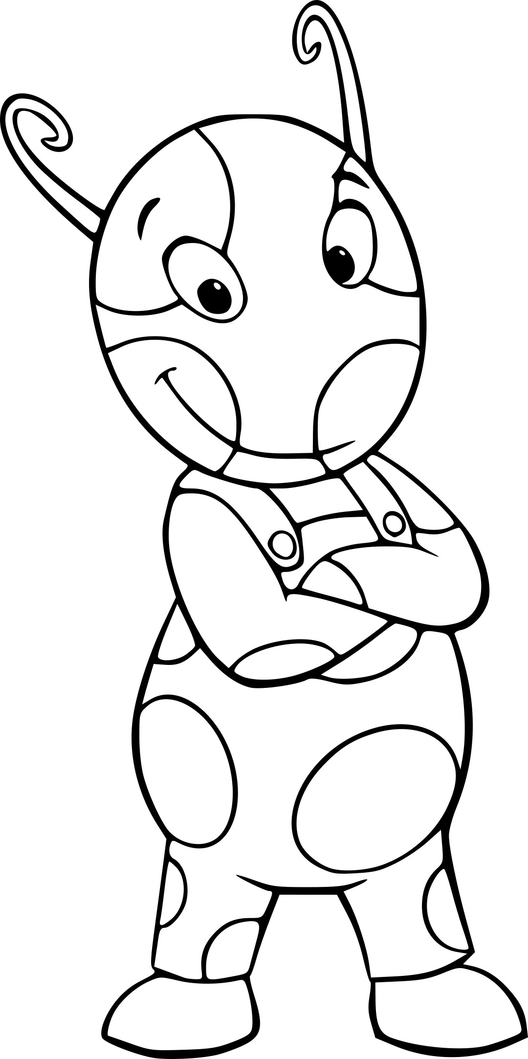 Uniqua Melodilous coloring page