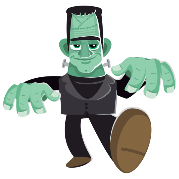 Disegno di Frankenstein Halloween da colorare