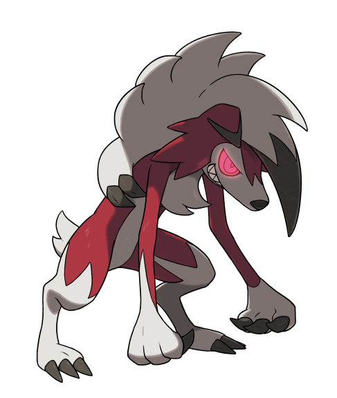 Disegno di Pokemon Lycanroc da colorare