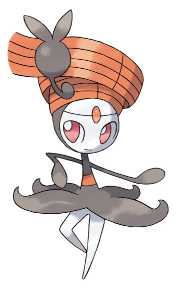 Disegno di Meloetta Danza Pokemon da colorare