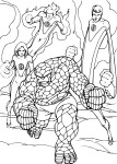 4 Fantasies drawing and coloring page