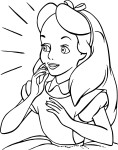 Alice coloriage