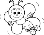 Coloriage abeille maternelle