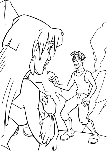 Atlantis The Lost Empire coloring page