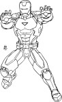Avengers Iron Man coloring page