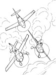 Planes Plane coloring page