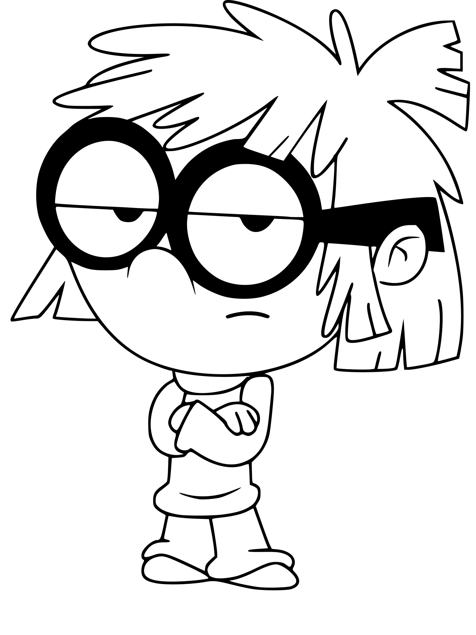 The Loud House Lisa coloring page