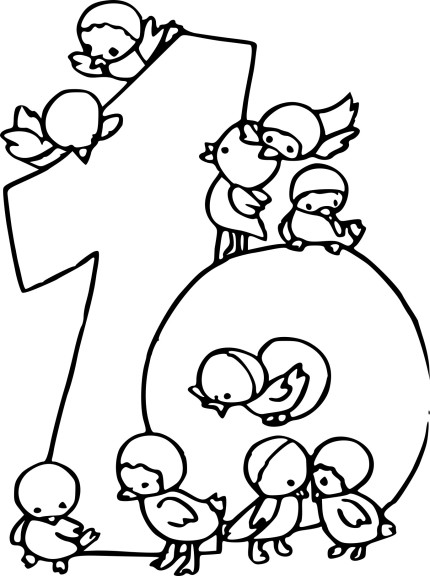 Figure 10 coloring page