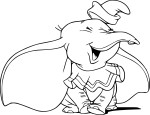 Dumbo coloring page