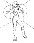 Invisible Woman 4 Fantastic coloring page