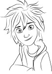 Hiro Hamada The New Heroes coloring page