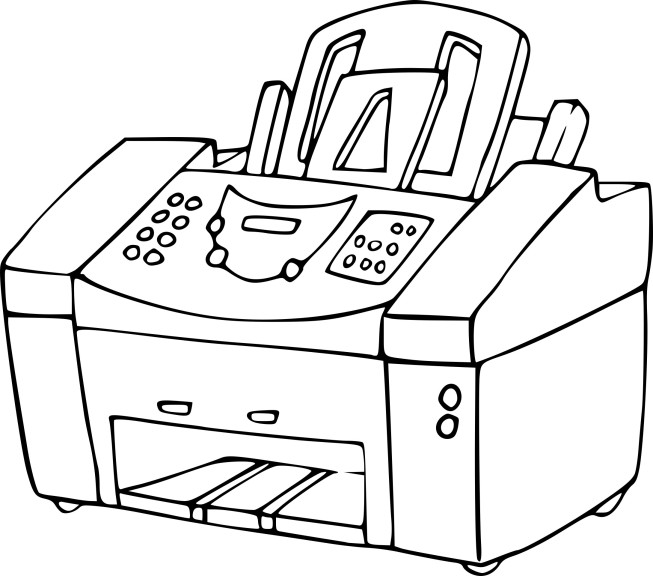 Printer coloring page