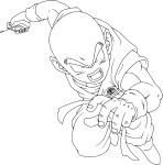 Krilin Dbz coloring page