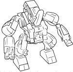 Lego Rhino coloring page