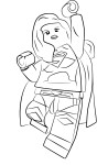 Lego Supergirl coloring page