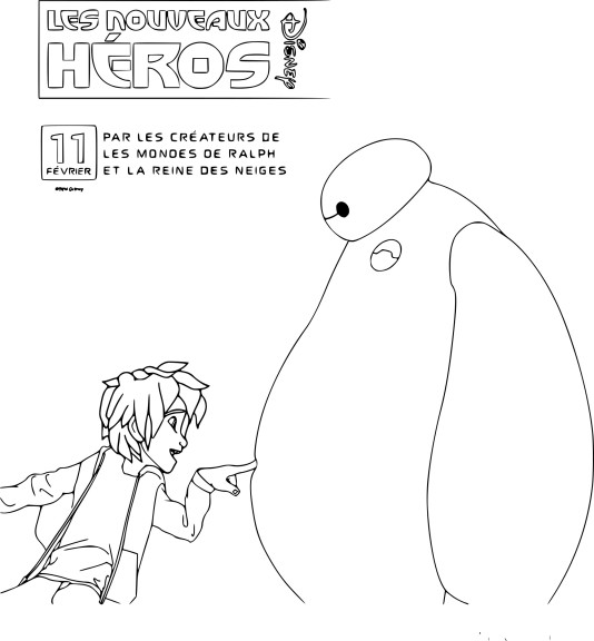 The New Heroes coloring page