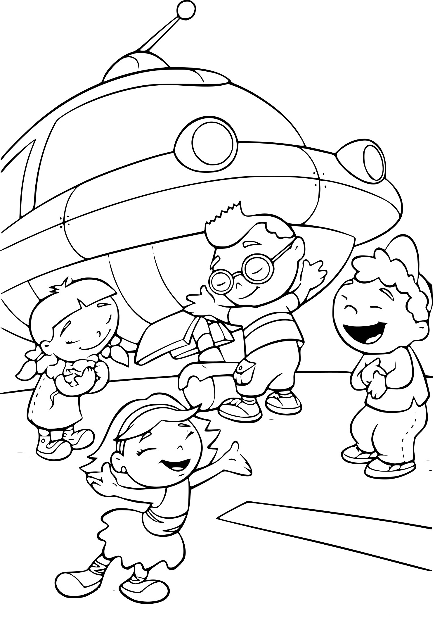 The Little Einsteins coloring page