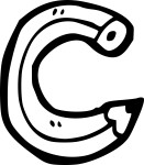 Letter C coloring page