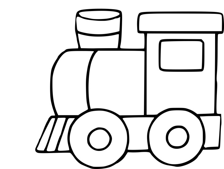 Coloriage locomotive