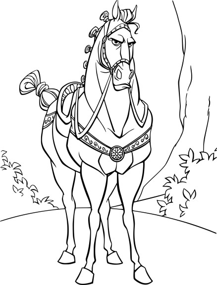 Maximus coloring page