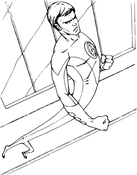 Disegno di Mister Fantastic da colorare