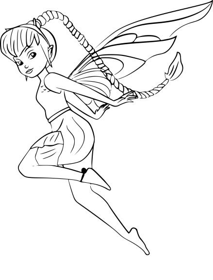 Noa Tinkerbell coloring page